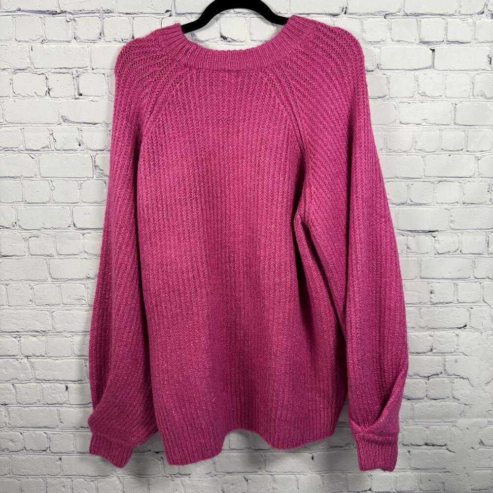 Scoop Women's Balloon Sleeve Crewneck Sweater Size XL - Picture 2 of 7